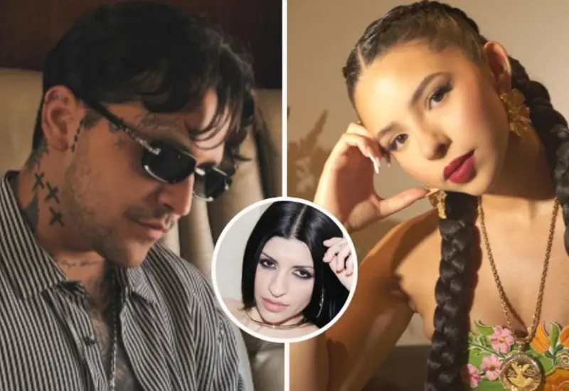 El cantante Christian Nodal posa para una fotografía en medio de la polémica surgida en redes sociales por supuestos rumores de infidelidad.