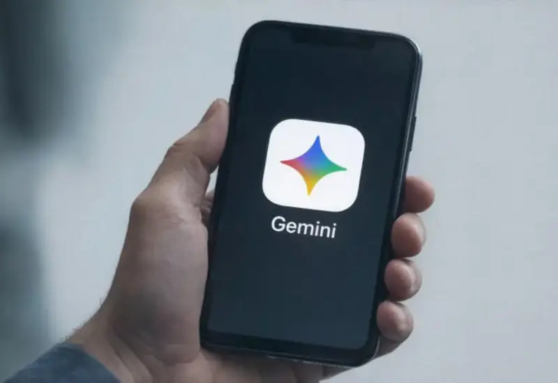 Ilustración conceptual que representa a la inteligencia artificial Gemini 3, demostrando su capacidad para resolver problemas complejos y programar con lógica y precisión.