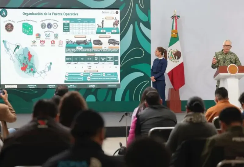 Gobierno federal reporta fuerte caída de violencia en Jalisco y anuncia más seguridad rumbo al Mundial 2026.