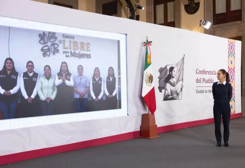 Claudia Sheinbaum anuncia iniciativa contra feminicidio vinculada a los Centros LIBRE.